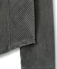 NOIRER Two-Tone Velvet Ribbed Structure T-Shirt (Blue-Gray)