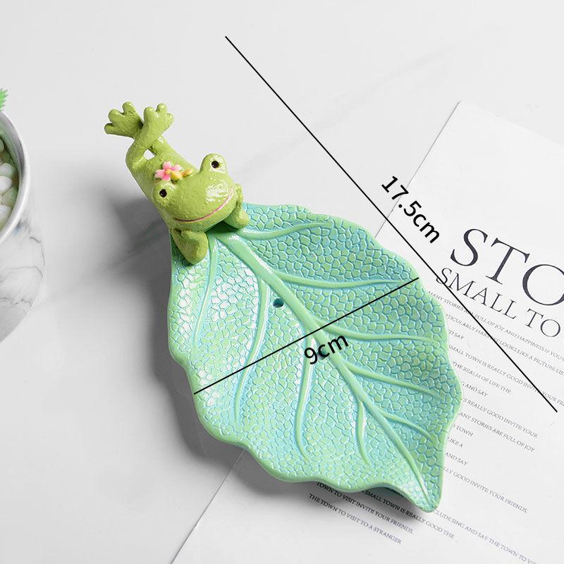 Creative Animal Teddy Dog Soap Dish, Resin Personalized Drain Soap Holder Bathroom Toilet Cute Cartoon Small Soap Box