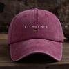A Stylish And Versatile Baseball Cap with Interesting Letter Prints Perfect for UnisexS Outdoor Wear