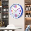 12 Inch 30CM Silent Wall Clock, Creative and Fashionable, Children's Home Living Room Three-dimensional Digital Minimalist Clock