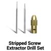 Damaged Screw Removal Tool Extractor Drill Set with Alloy Steel Extractor Bit, Metal Holder, Compactly Build for Home Repair and Maintenance Work