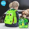 Zaino per Bambini e Portapranzo per Bambini, 3 Pezzi, Zaino per Bambini in Età Prescolare con Dinosauro da 12", Cartella per Scuola Materna con Animali Carini
