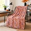 Halloween Sofa Throw Blanket for Couch, Plaid Decorative Blanket for Living Room Fall Decor