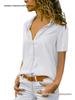 Solid Color Women's Short Sleeve Shirt