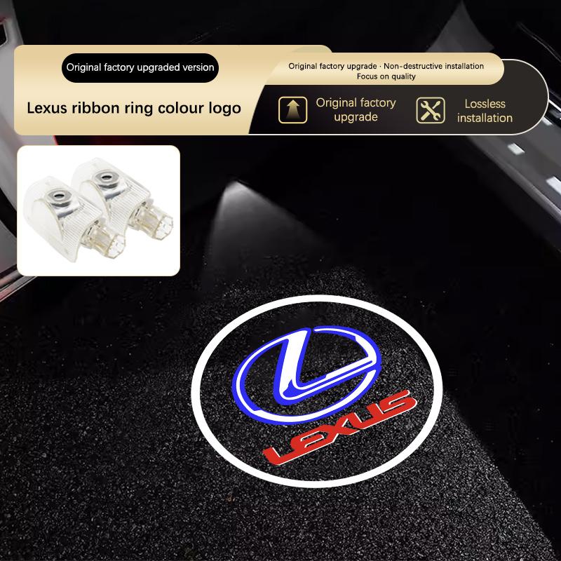 

Светодиодная подсветка дверей автомобиля для Lexus ES ES300 ES250 RX 270 GX LS LX IS GS RC IS F Sport Декоративная подсветка дверей автомобиля Аксессуары для автомобилей 2PCS