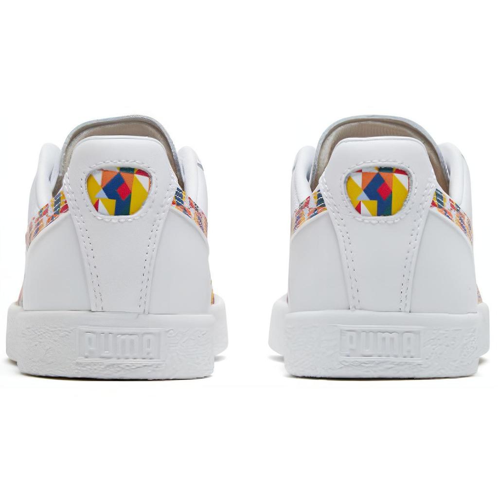Puma Clyde Graffiti Retro Casual Skateboarding Shoes Unisex 370001-01