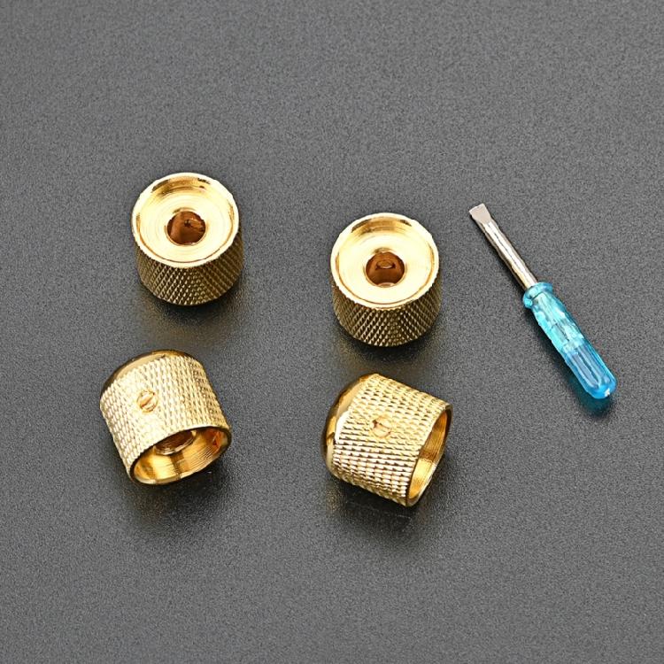 4Pcs Guitar Knobs Volume Tone Control Guitar Knobs Top Hat Knobs 6mm Shaft Hole