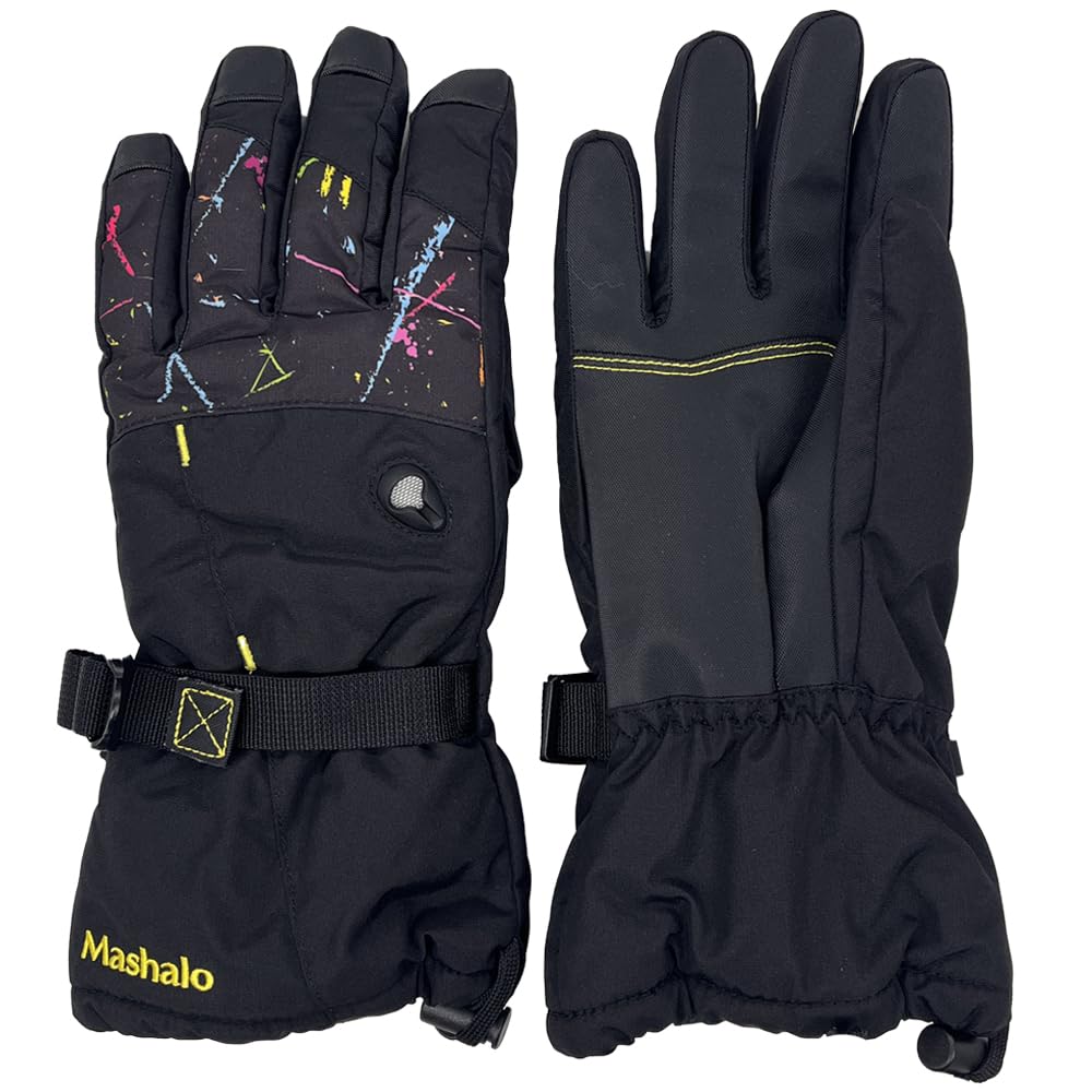 Снежные перчатки MASHALO MSG-325 BK/MIX UNISEX L