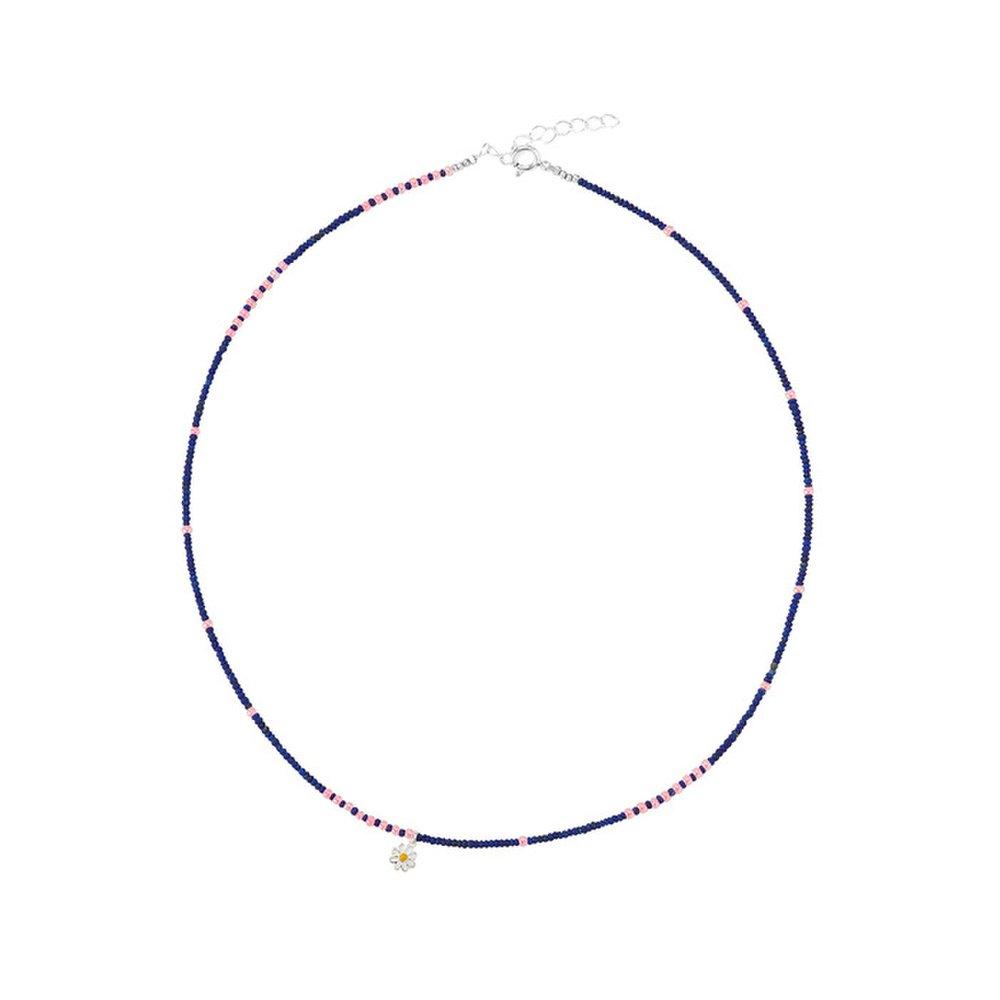

925 Lapis Pink Point Necklace