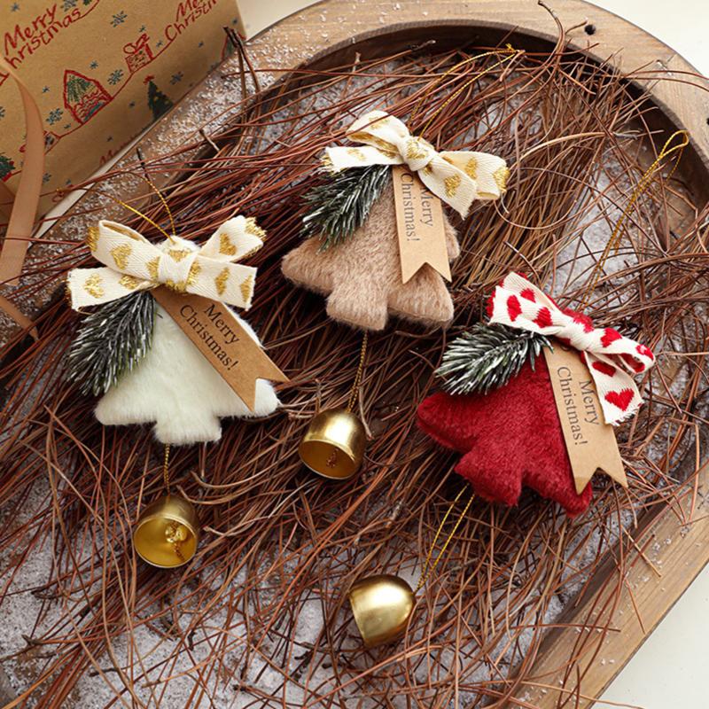 Christmas Tree Bell Pendant New Year's Bell Hanging Christmas Decoration Doorbell Hanging Hanging Wind Chimes Gifts Navidad