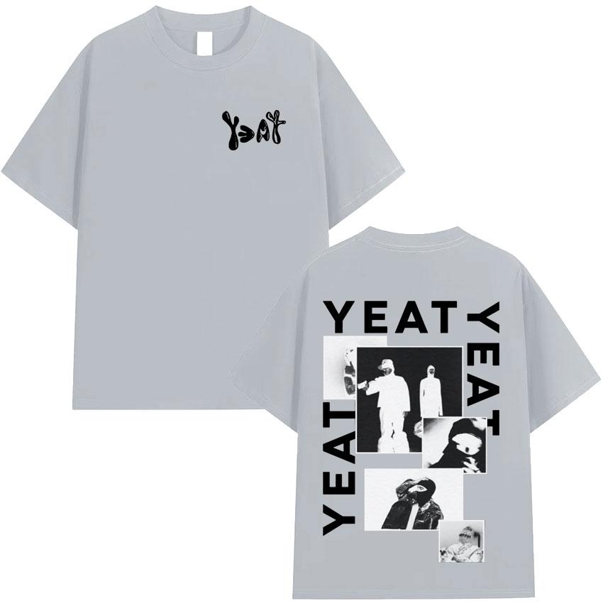 Rapper Yeat Harajuku Graphics Print Tshirt Mens Fashion Clothing Casual Cotton Short Sleeve Summer Oversized Streetwear T Shirt