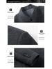 Men's Luxury Double-Faced Wool Coat - Stand Collar Casual Design, Plus Size, Winter Fashion