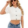 Versatile Knitted Top New Three-Dimensional Cable Knit Sweater Spring Summer Short Shirt Women Knitted Cardigan Tops