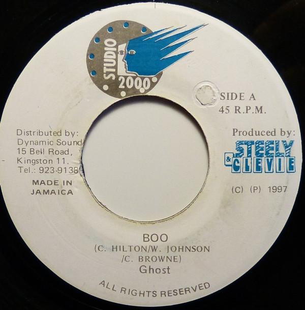 

7inch Record GHOST - Boo NONE Studio 2000 1997 Jamaica Reggae, Ska & Dub Used
