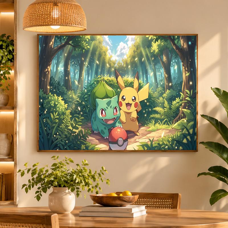 5D Diamond Painting Bulbasaur DIY Full Drill Diamond Art Kit Home Decoration