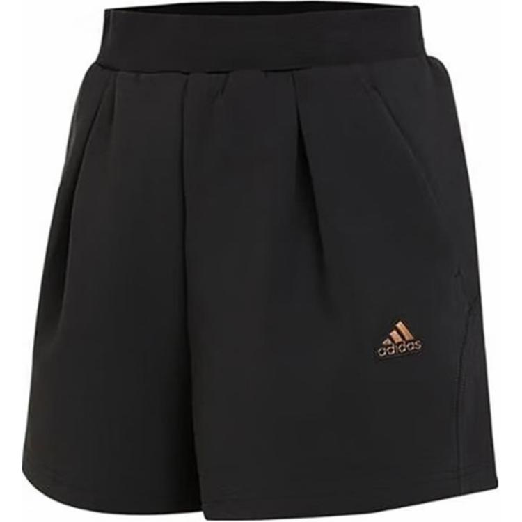 

Adidas однотонные повседневные шорты со средней талией, женские брюки, черные IN9069 XXL