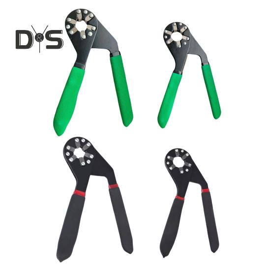 6/8-Inch Adjustable Wrench with Non-slip Ergonomic Handle Heavy Duty High Carbon Steel Multi-functional Repair Monkey Wrench Hexagonal Spanner Tools