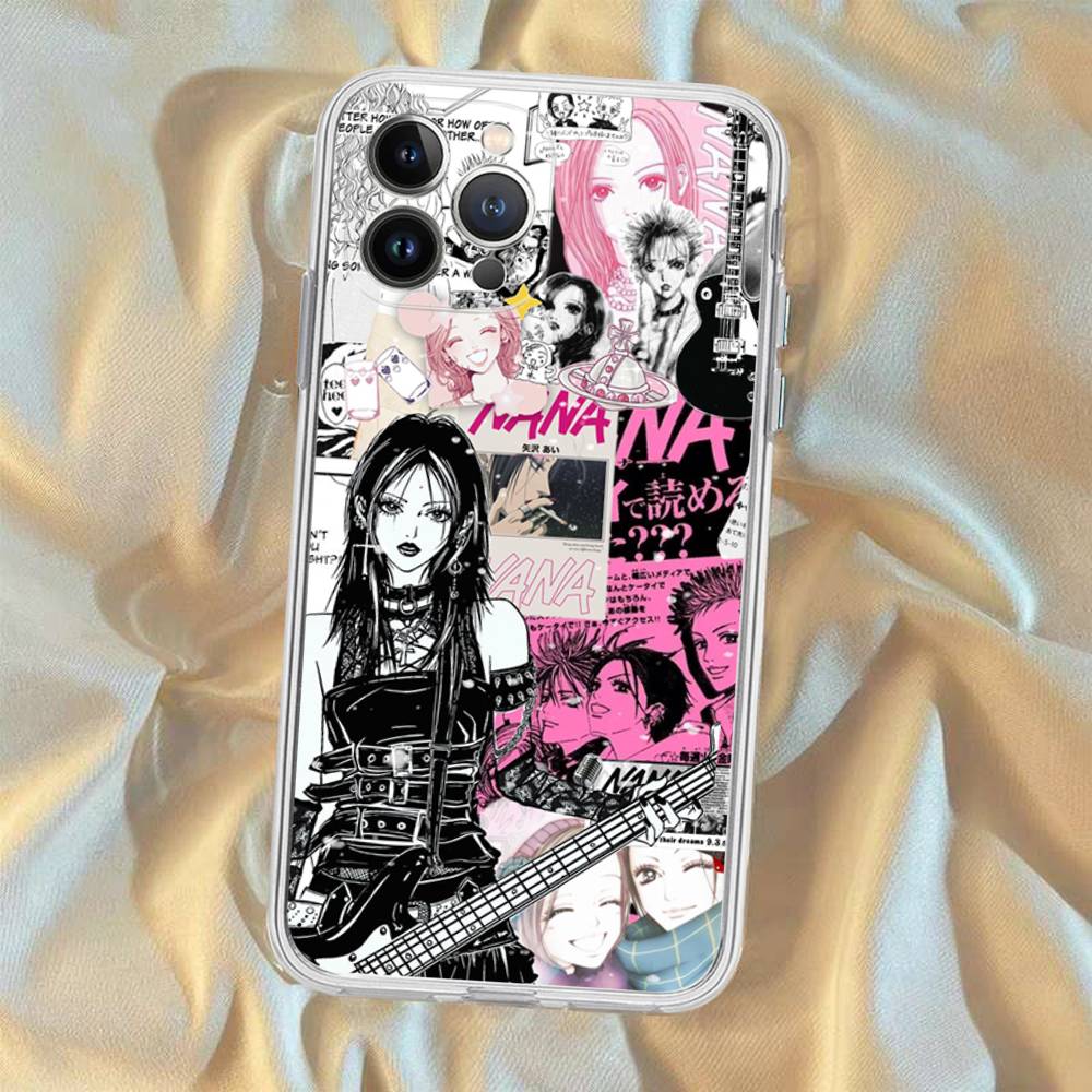 Anime NANA Phone Case For IPhone 16 15 14 11 12 13 Mini Pro XS Max Cover 6 7 8 Plus X Funda Shell