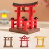 Miniaturowa Brama Torii Japońska Świątynia Shinto Azjatycki Model Architektoniczny Ornament do Ogrodu Bonsai Dekoracja Akwarium Chiński Wystrój