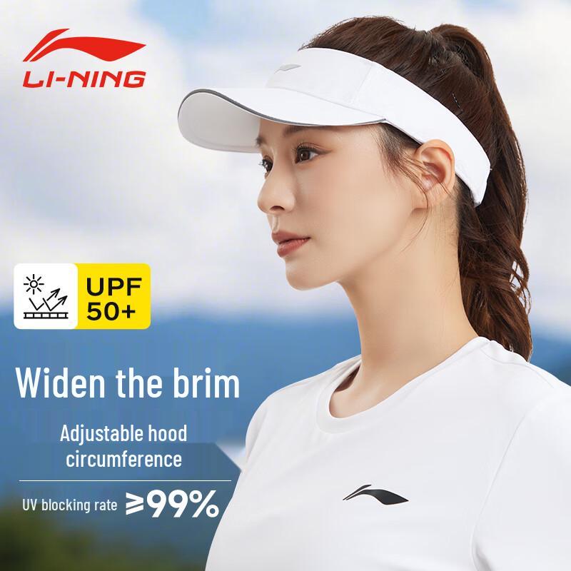 Li-Ning Unisex Running Sun Visor Hat Head circumference 56-60cm