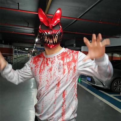 2024 Halloween Mask New Halloween Cosplay Mask Slaughter Darkness Mask Scary Fashion Latex Mask Party Prop