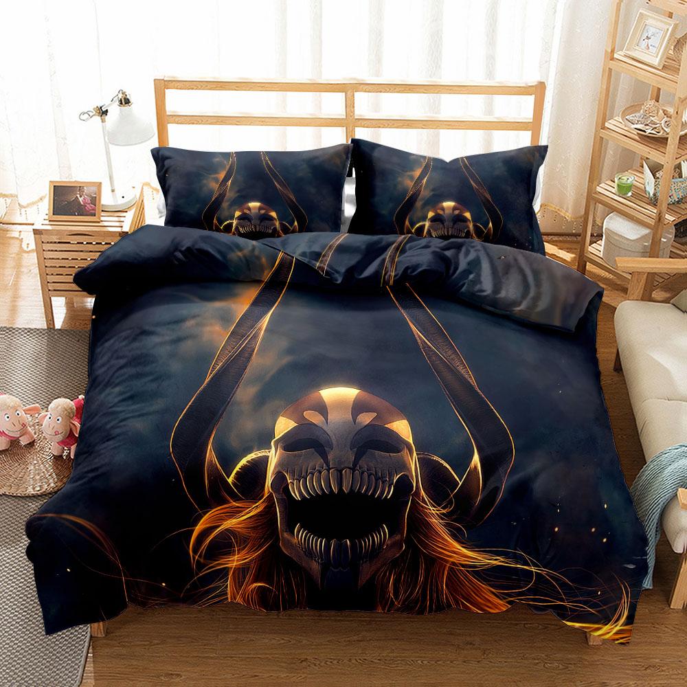 Ichigo Bleach Comics Bettwäscheset Klein Einzel Twin Doppel Queen King Cal King Größe Bettwäscheset