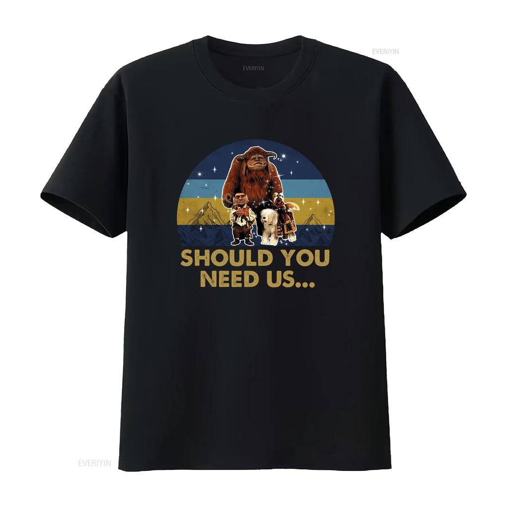 Labyrinth Should You Need Us Vintage T Shirt And Friends Movie Fan Vintage Washed Versatile Stretched Breathable