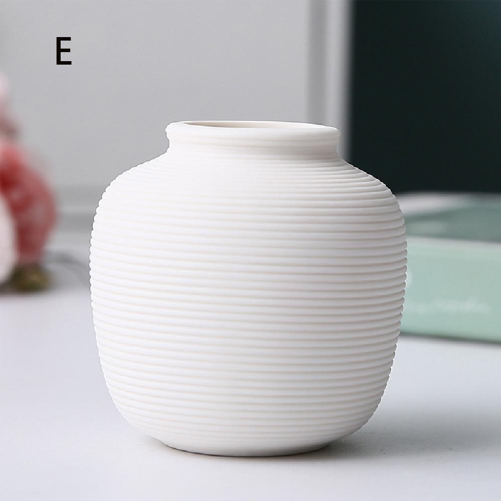 Małe ceramiczne wazony, prosty wystrój domu, dekoracja salonu, doniczki na suche kwiaty, rękodzieło, wazony hydroponiczne