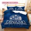 GNK Dinamo Zagreb Football Club  Pattern Bedding Quilt Set  Home Decoration  Gift (1 * Duvet Cover + 2 * Pillowcase  Without Core)