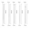 5 Pair Reusable Chinese Chopsticks Reusable Alloy Non-Slip Japanese Sushi Chop Sticks Set Chopsticks Kitchen Tableware Gift