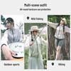 Luotuo 2026 Women's Hooded Sun Protection Jacket - Lightweight Ice Silk for Outdoor Summer Wear