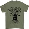 26 Acoustic Guitar Tree Roots Guitarist Music Mens T-Shirt 100% Cotton Unisex T-Shirt