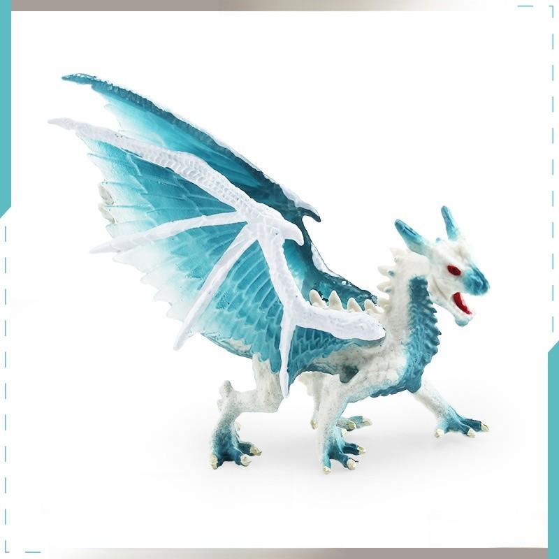 Western Mythical Creatures Pvc Model Pack With Ice Fire Dragons For Collectors And Decor