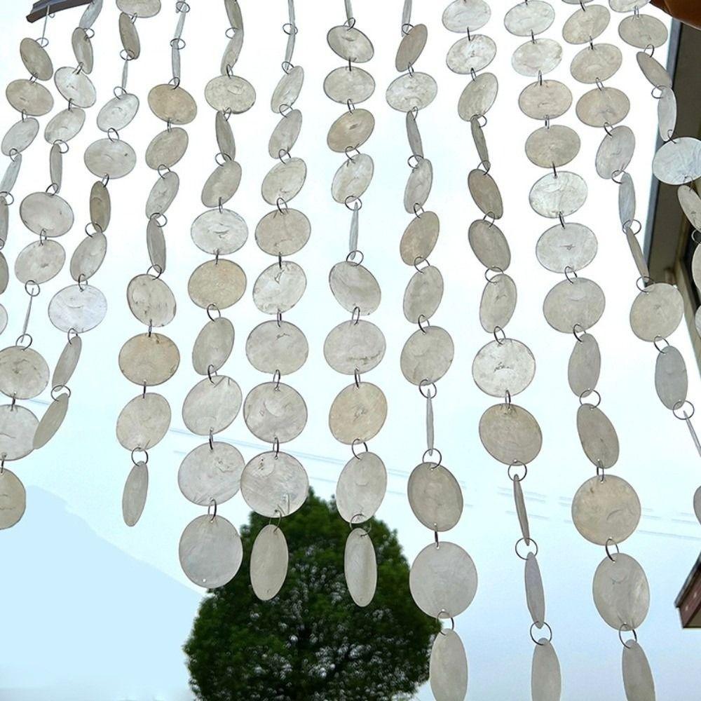 Avdelningsgardin DIY Snören med Snäckpärlor Färdig Pärlrund Snäckdekor Gardin Hushåll