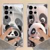 Coque de téléphone pour Samsung Galaxy S26 S20 Plus S21 S25 Edge S23 Ultra Note 20 Ultra 10 S24 S22 FE Panda Mignon