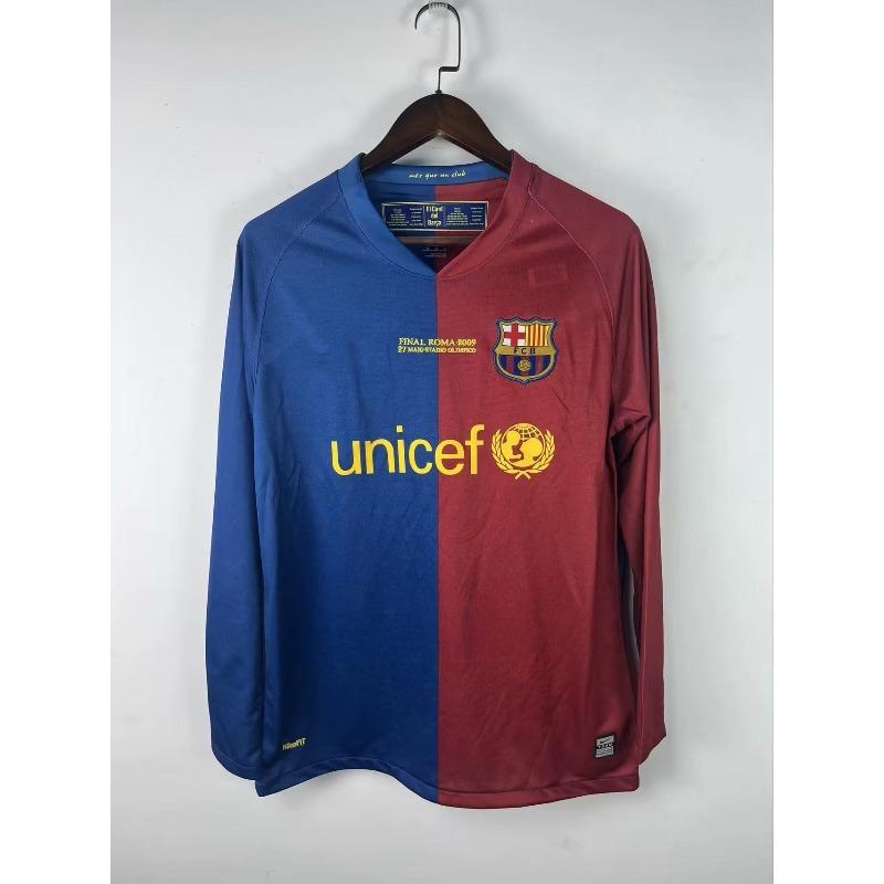 Source Direct Supply Retro Long-sleeved Jersey Real Madrid Barcelona Manchester United Juventus Liverpool Embroidery Sports Ball