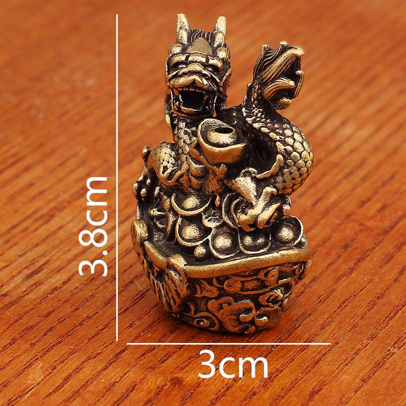 

Brass Dragon Zodiac Incense Holder