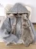 Zuoshan Diao Men's Heavyweight American-Style Cotton Jacket with Fur Collar, Winter Hooded Outerwear, Plus Velvet Thick Sweater.