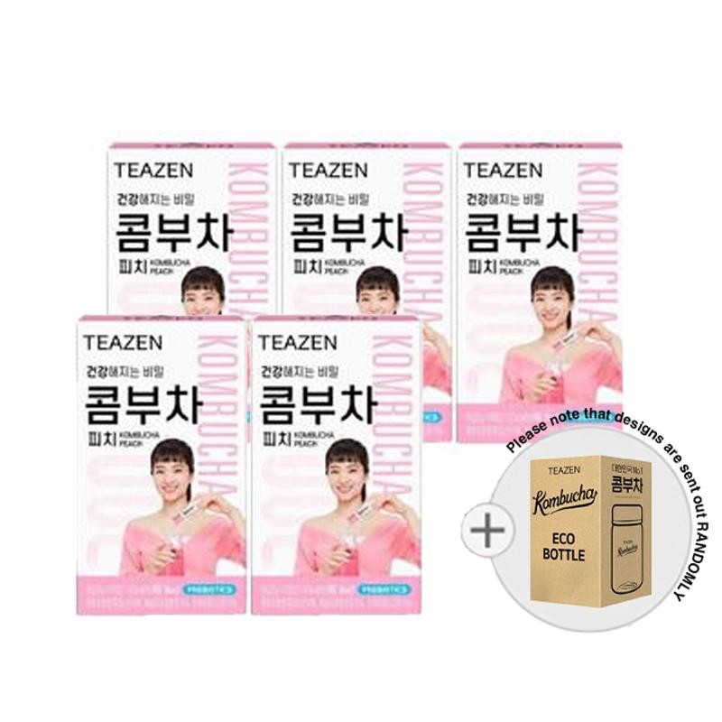 Teazen Kombucha Peach 5g X 10 Sticks Per Box (10 Options)