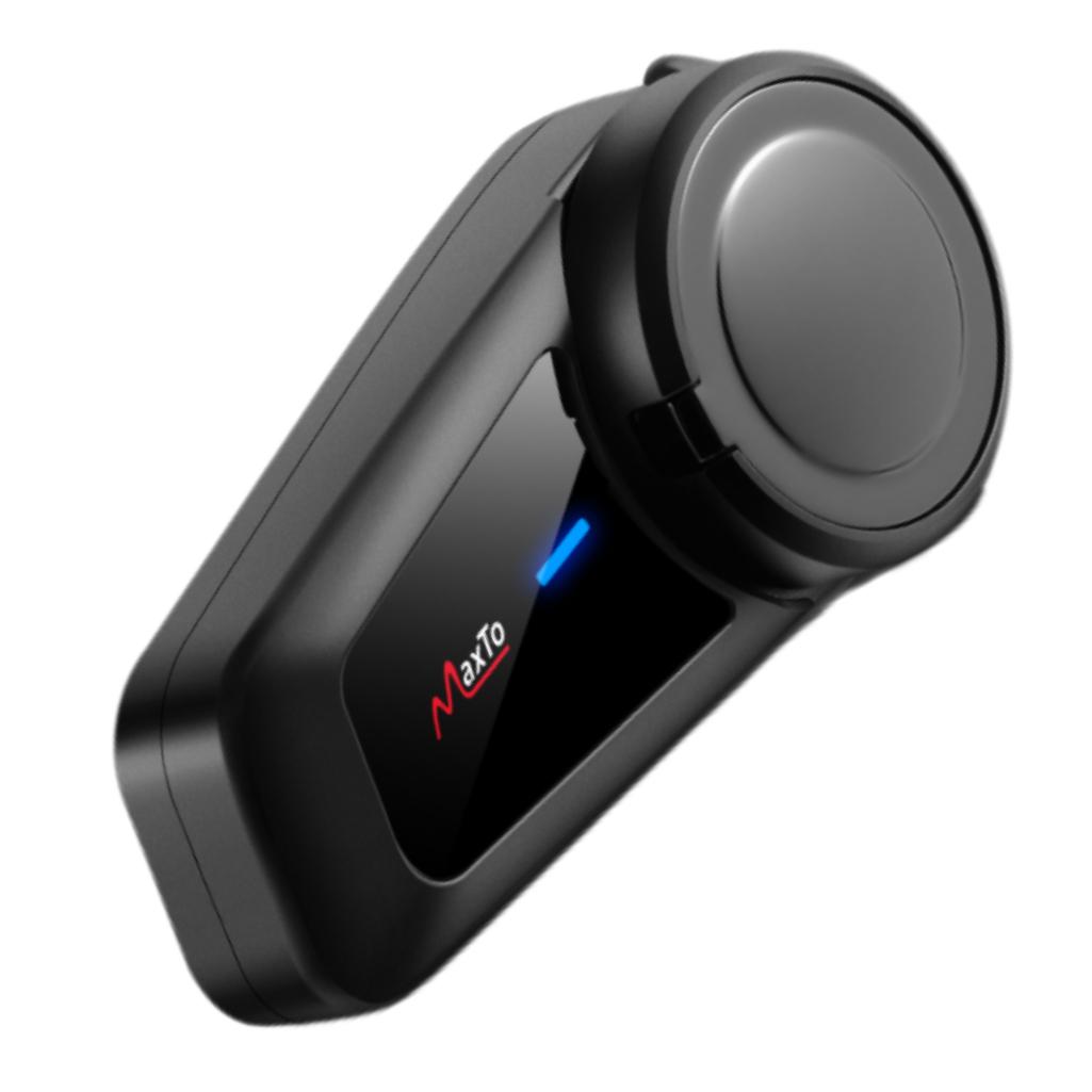 MaxTo M2 Motorcycle Helmet with for Bluetooth Intercom for 6 Riders Waterproof Function чёрный