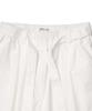 COTTON BELL Belt Cuff Wide Pants - White