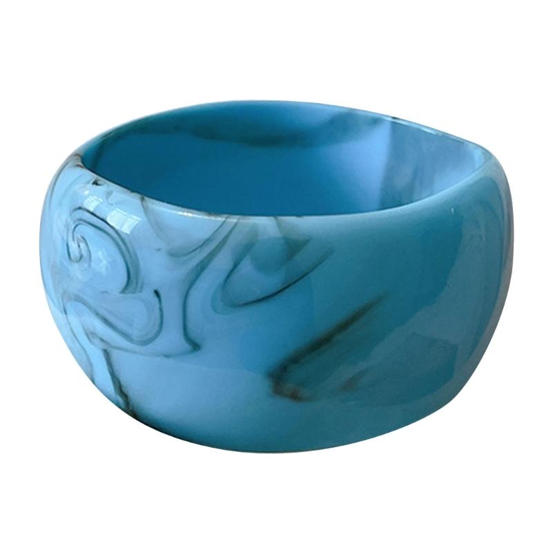 Acryl Breiter Geometrischer Armreif Übertriebener Armreif Statement-Accessoires Acryltextur Geeignet für Frauen Geschenk