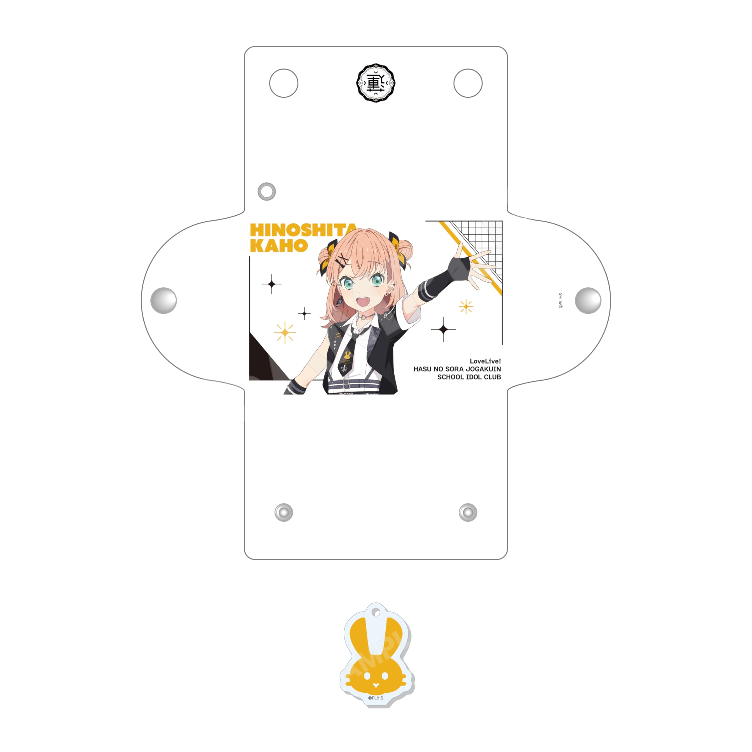 Love Live Хасунозора Школа для девочек Клуб школьных идолов А Хиношита Кахо Прозрачный мульти-кейс с брелоком