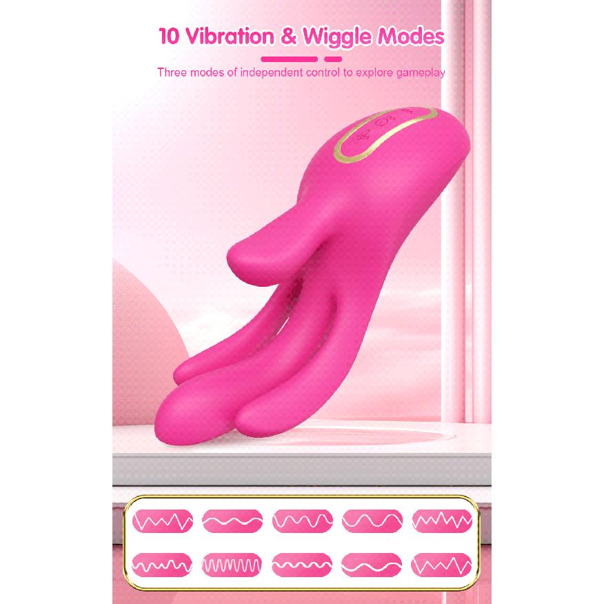 Sex Toys Wiggle Finger Vibrator for Women G-Spot Vagina Vibrators Female Masturbation Clitoris Clit Stimulator for Women Adults
