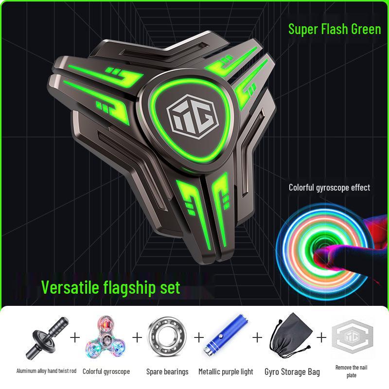 Yijue Leuchtendes Nachtlicht Spinner Spielzeug - Dekompressionsklinge für Kinder