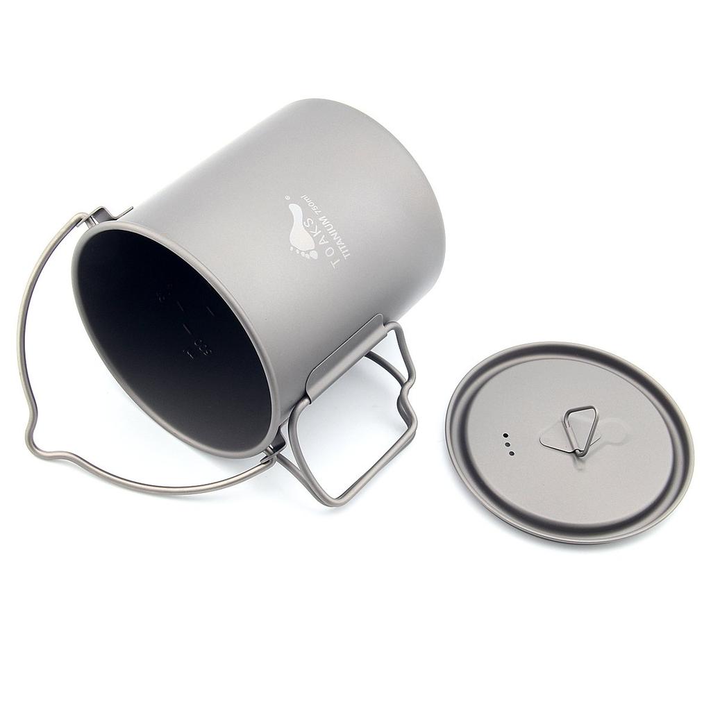 TOAKS Titanový hrnec 750 ml s rukojetí (TOAKS) POT-750-BH