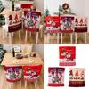 Vibrant Red Christmas Chair Covers With Stripes Polka Dots And Checks For Festive Style