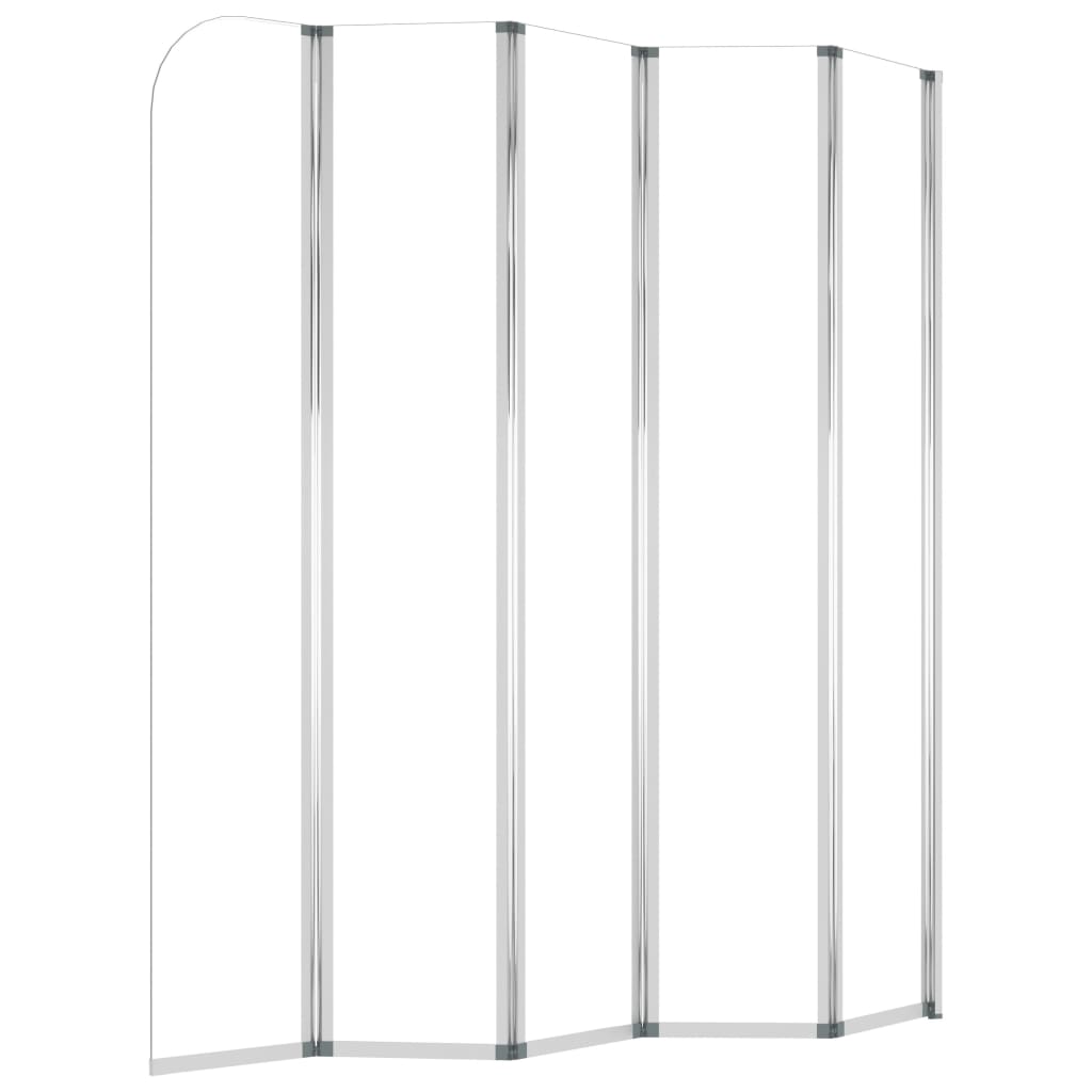 Vidaxl Duschwand für Badewanne, 120 x 140 cm, Gehärtetes Glas, Transparent
