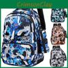 Printed Large Backpack Capacity Wear Resistant Student Schoolbag