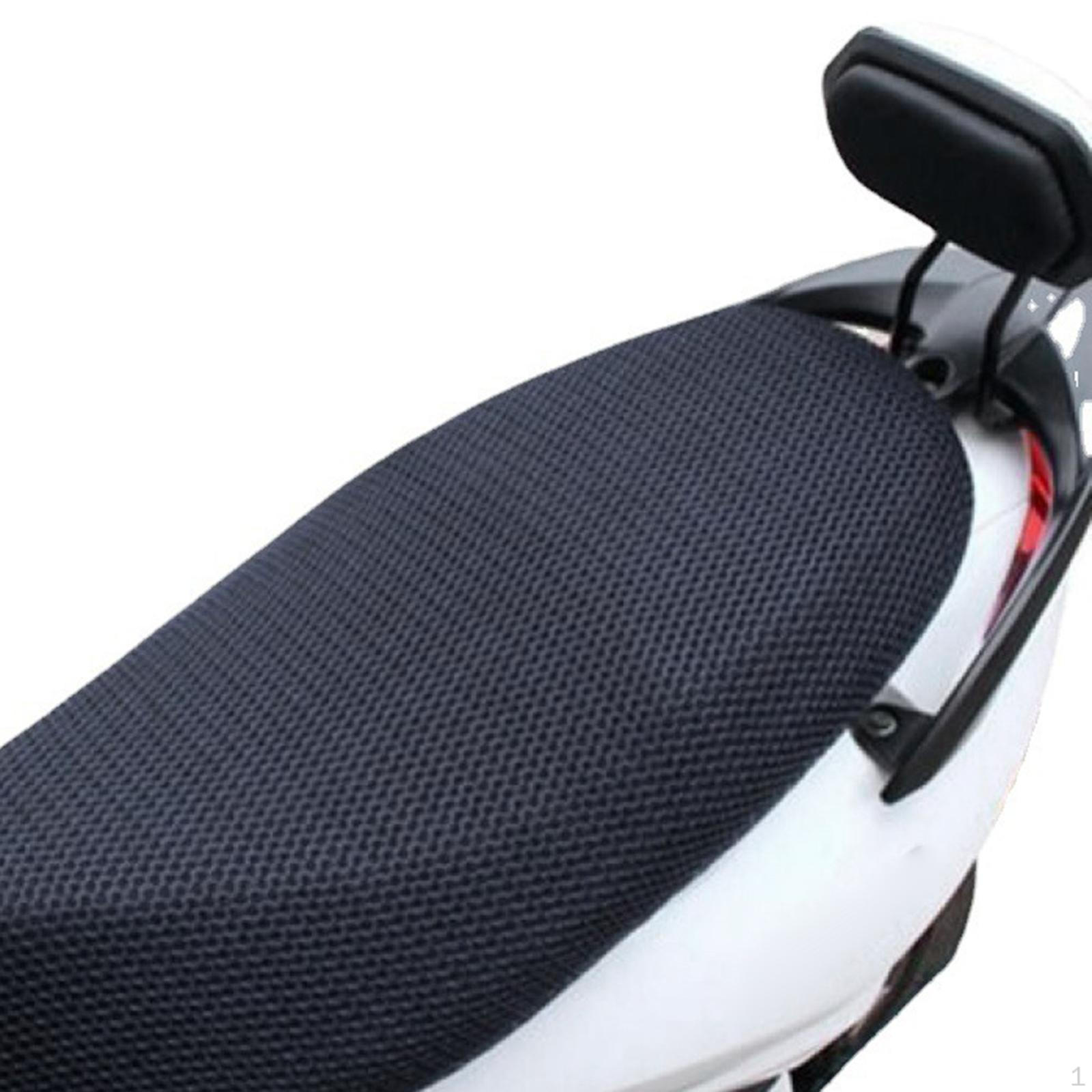 

Motorcycle Seat Mesh Cover Motorbike Cushion Breathable Replace 3D Heat Resistance 75cmx55cm